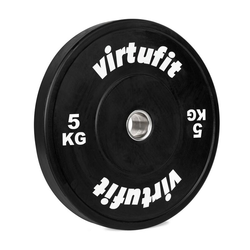 DISC GREUTATE CAUCIUC OLYMPIC RUBBER WEIGHT PLATE VIRTUFIT 50 MM - 5 KG