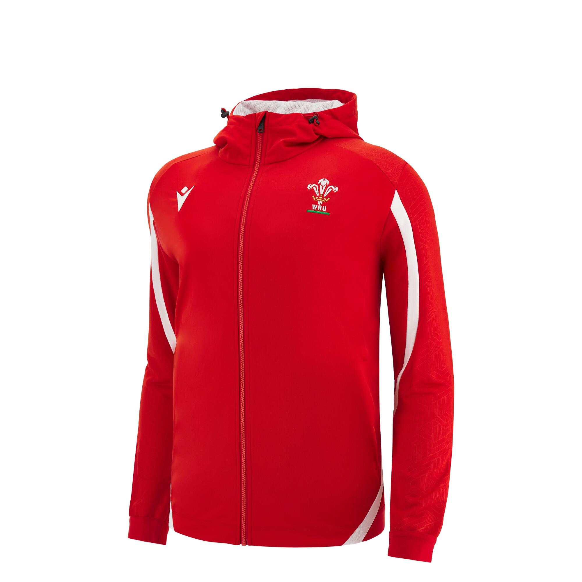 Macron Wales Rugby WRU 22/23 Kids ANTHEM JACKET 1/3