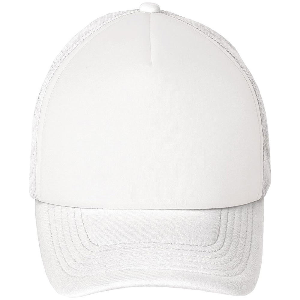 Bubble Kontrast Kappe Unisex Weiß 3/4