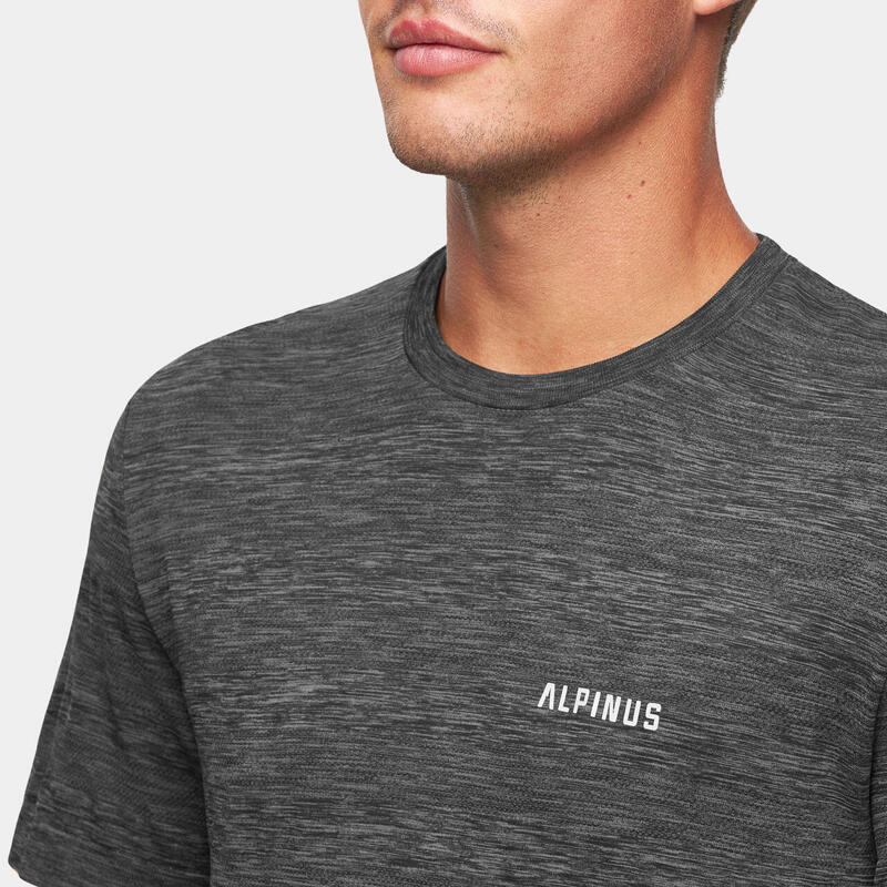 T-shirt de randonnée manches courtes en synthétique Alpinus Braies - Homme