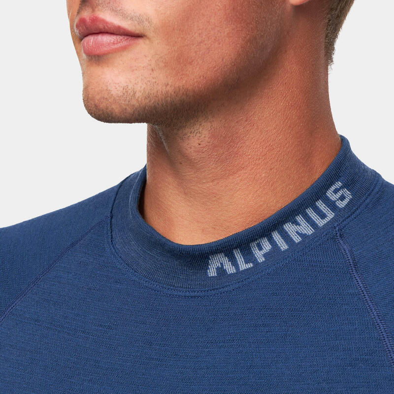 T-shirt manches longues de trek montagne Alpinus Pro Merino - Homme