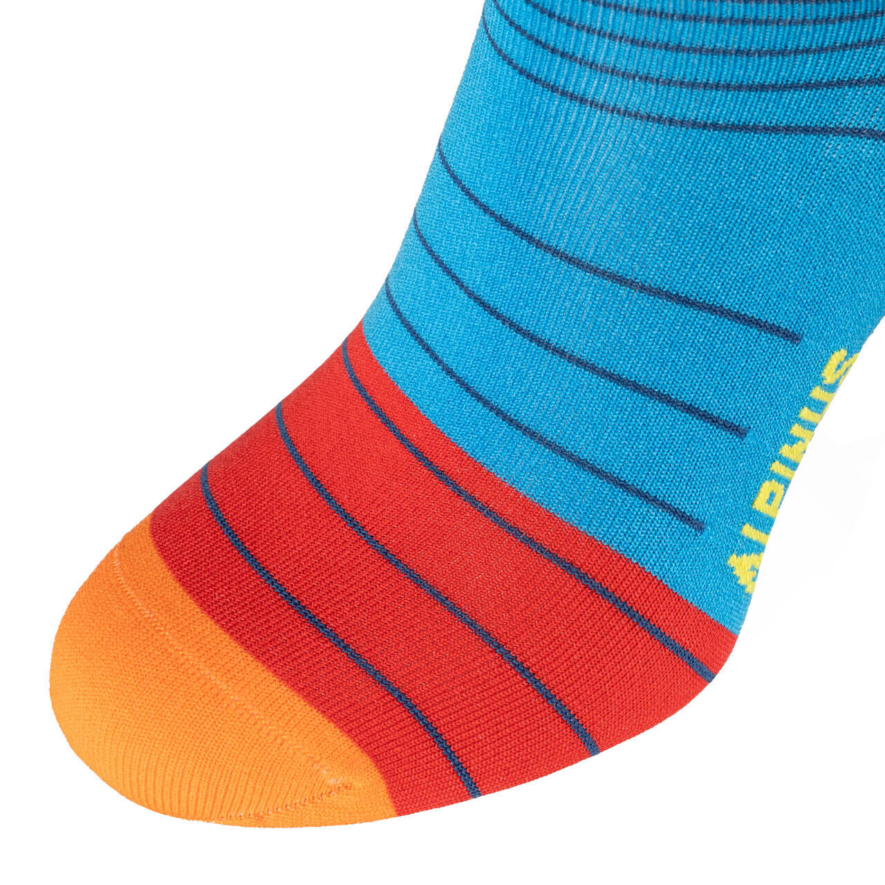Chaussettes Alpinus Lavaredo - Bleu-Rouge 2/7