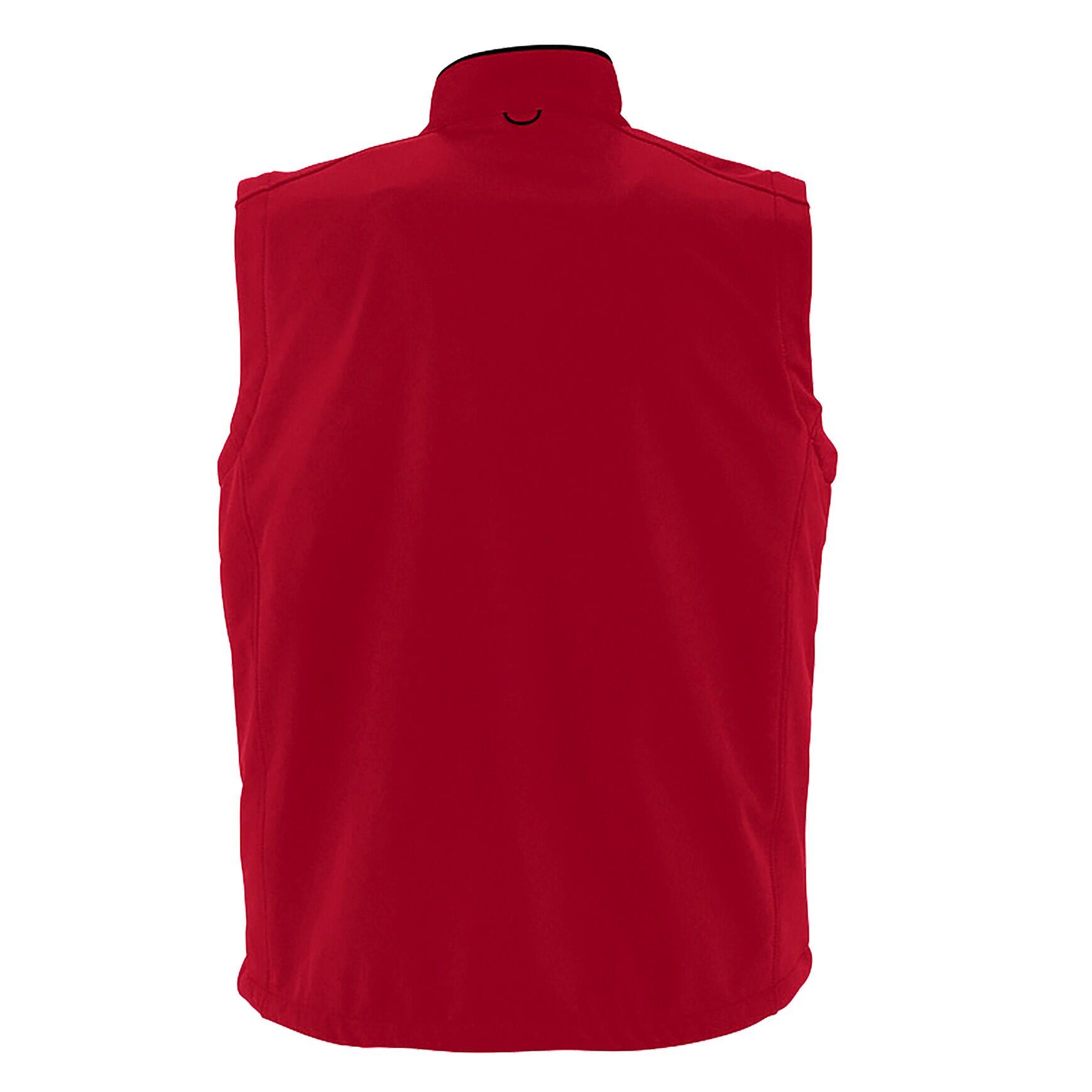 Veste softshell sans manches RALLYE Homme (Rouge) 3/5