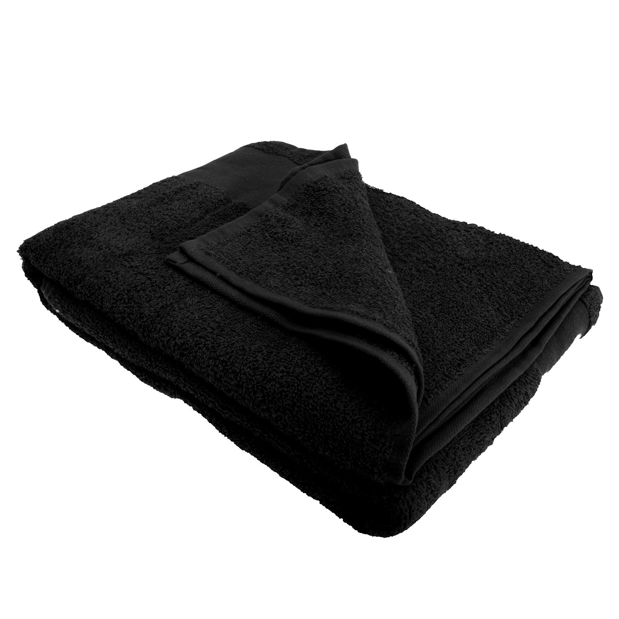 SOL'S Island 100 Bath Sheet / Towel (100 X 150cm) (Black)