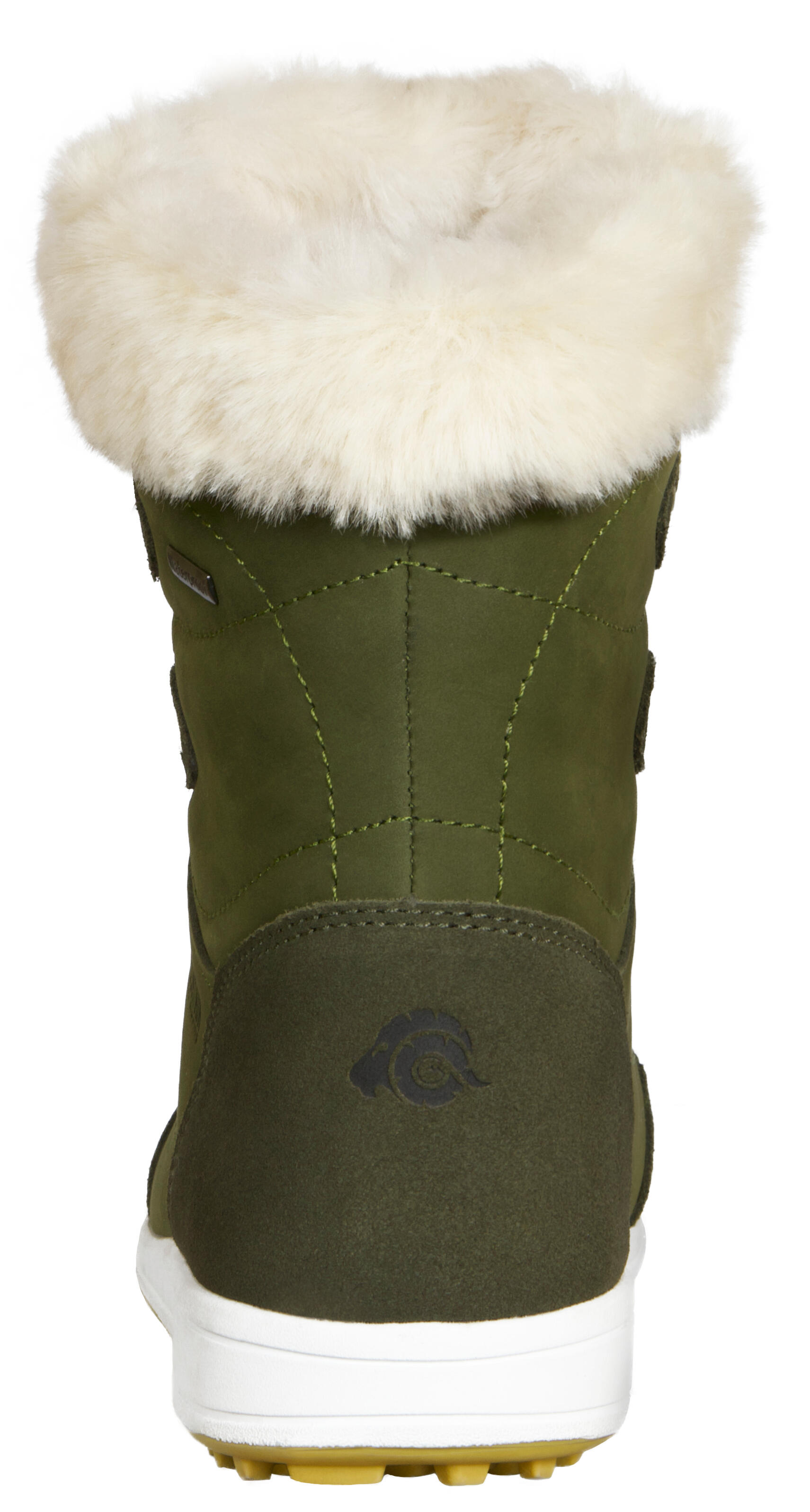 Bottes d'hiver pour femmes en cuir véritable avec fausse fourrure imperméables 5/7