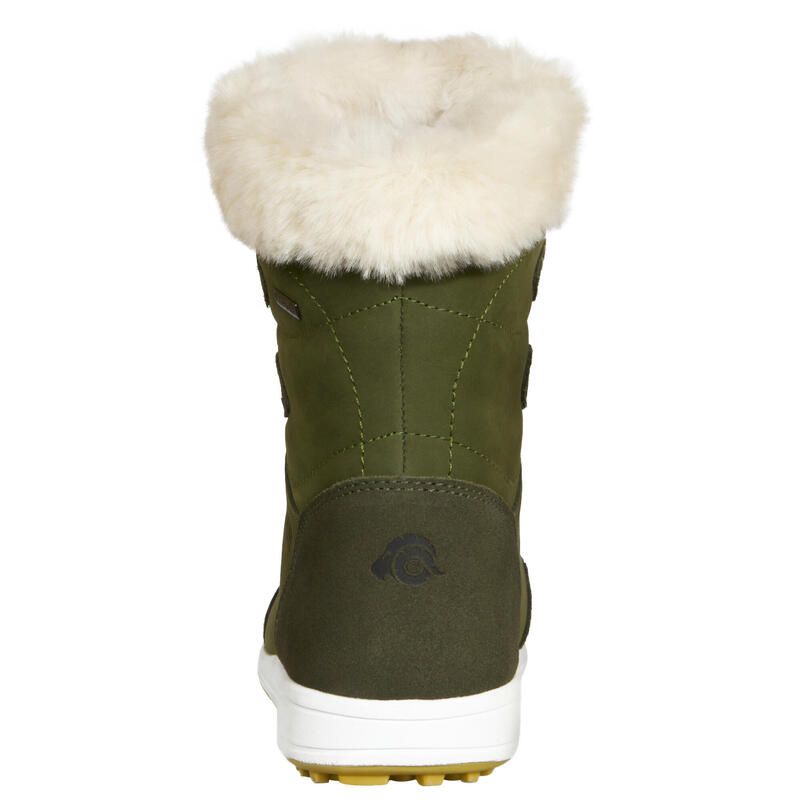 GUGGEN Mountain HPC56 Damen Winterstiefel Echtleder mit Kunstfell wasserdicht