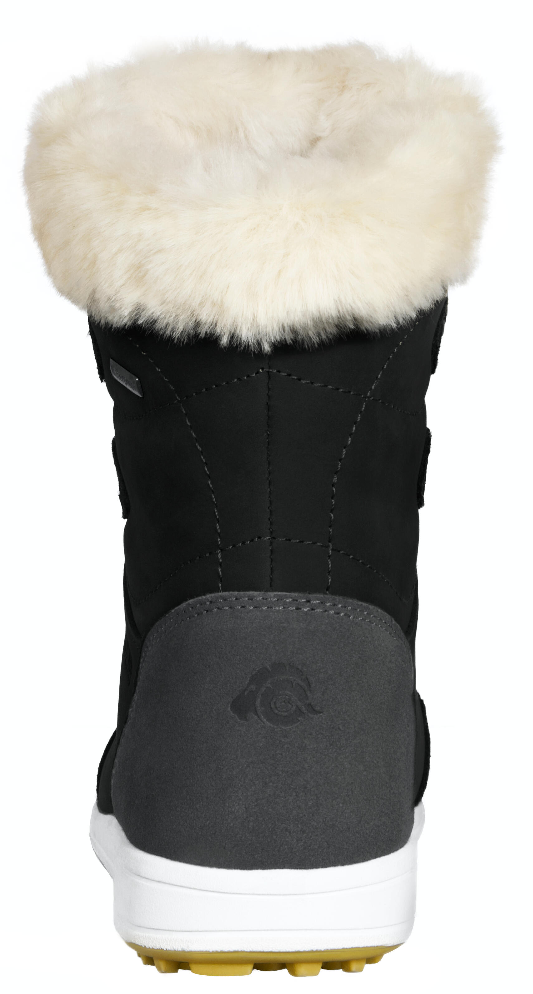 Bottes d'hiver pour femmes en cuir véritable avec fausse fourrure imperméables 5/7