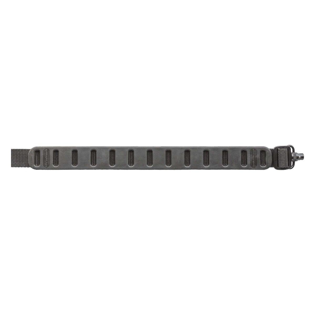 QUAKE Correa para Rifle de Caza de goma Quake Negra con Anillas Flush Cup