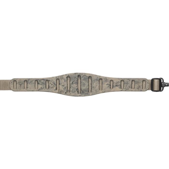 QUAKE Correa para Rifle de Caza de goma Quake Beige con Anillas Flush Cup