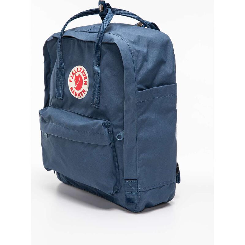 Mochila para caminar Fjallraven Kanken Azul real 16 litros perlante