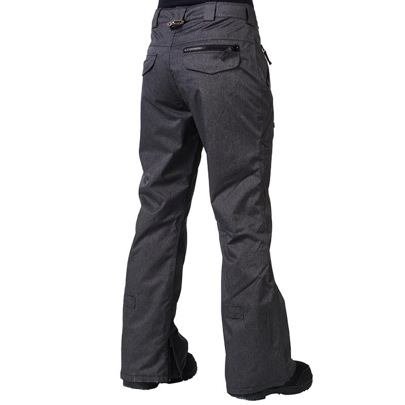 Ski-/Snowboardhose Damen - BARB dark grey heather