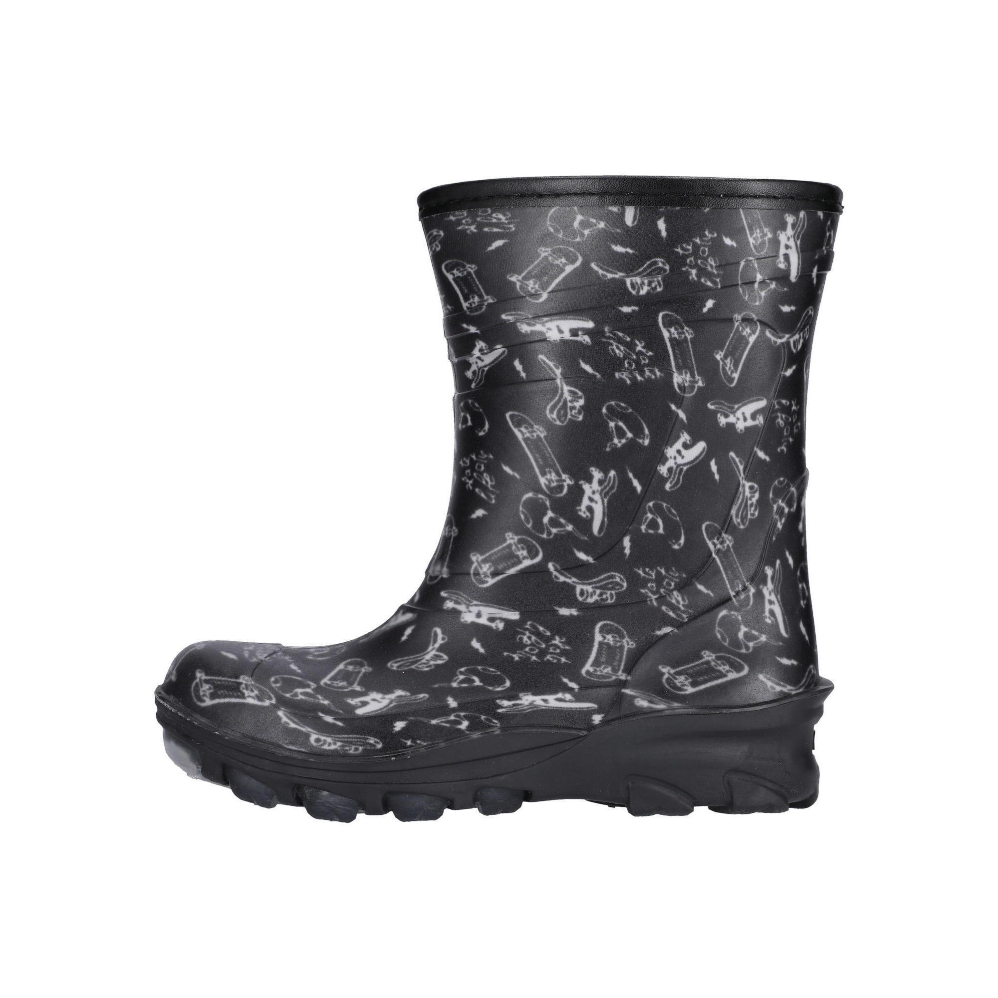 Zigzag - Bottes En Caoutchouc Cenerki Kids - Bottes ; Botillons - Noir - 35 - Decathlon