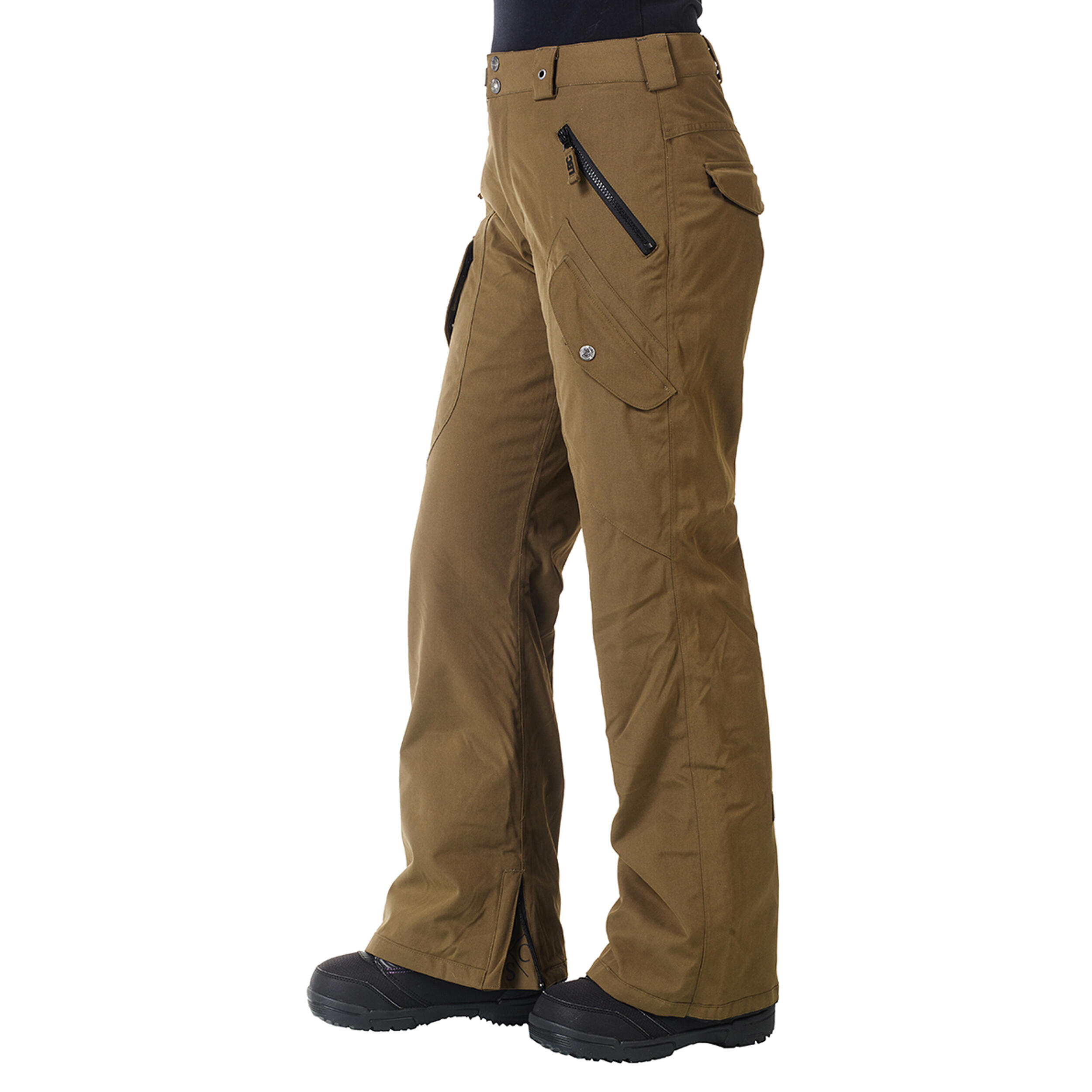 Ski-/Snowboardhose Damen - BARB military olive 3/6