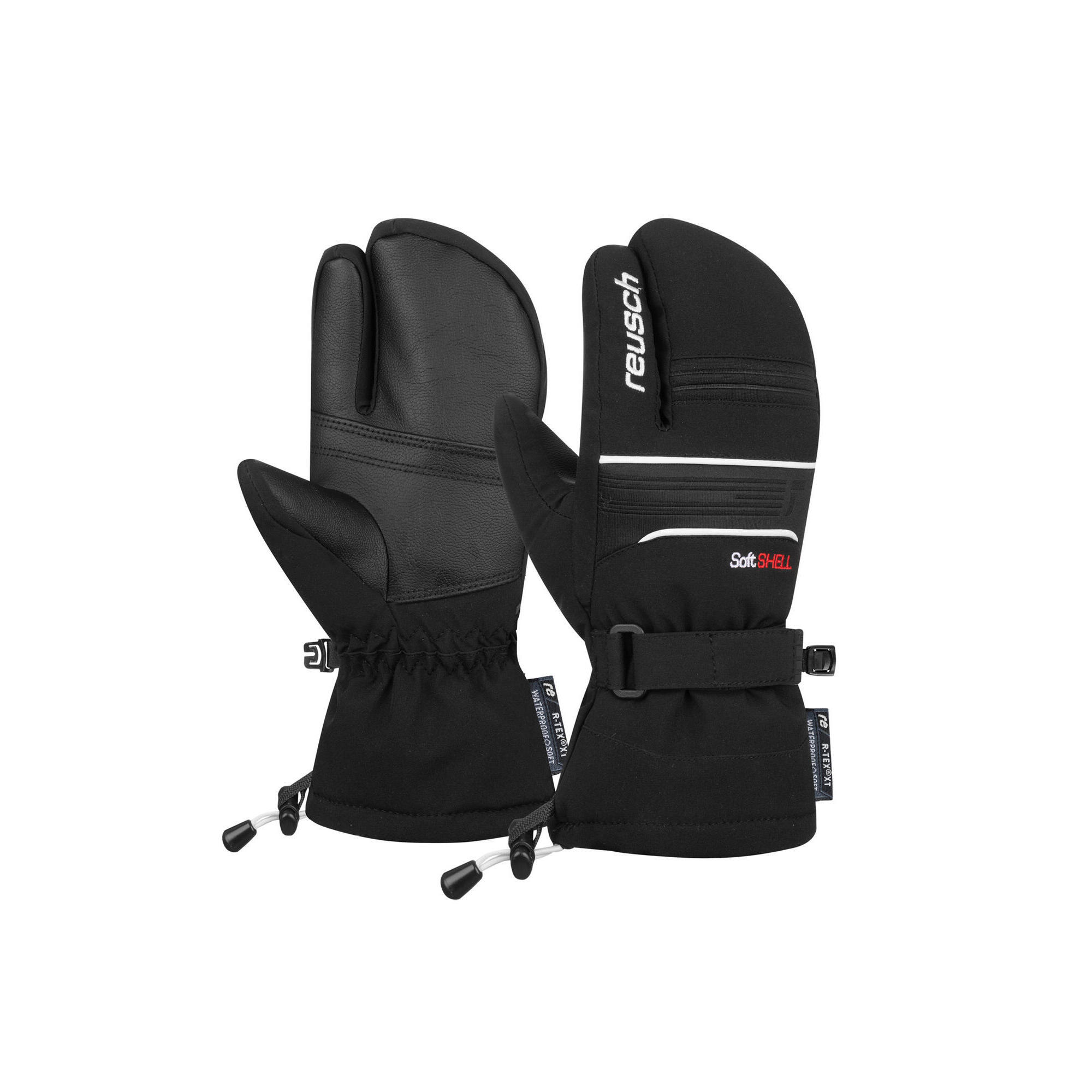Reusch - Gants De Ski Enfant Reusch Kondor R-tex® Xt - Moufles - Blanc|noir - 6 - Decathlon