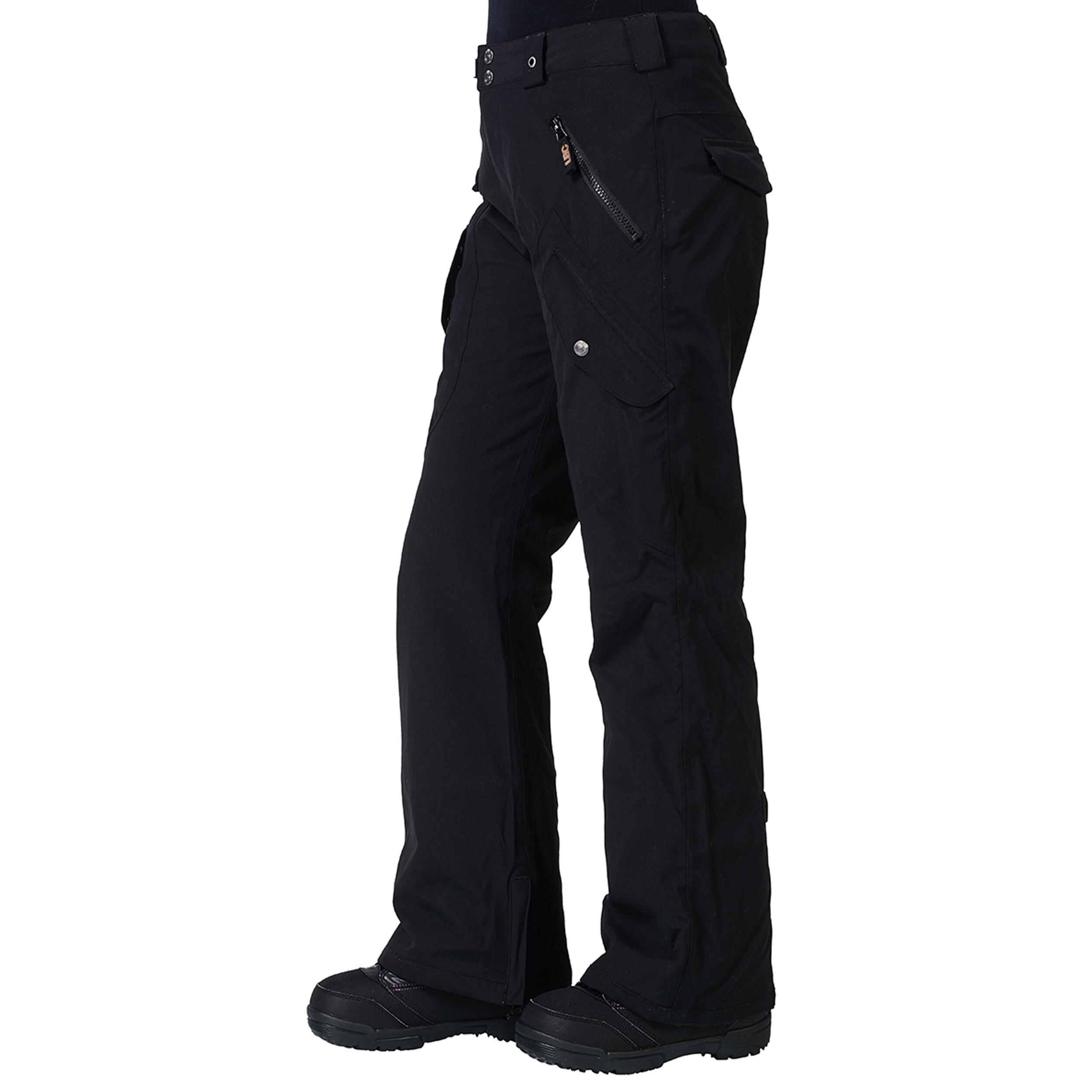 Ski-/Snowboardhose Damen - BARB black 3/6