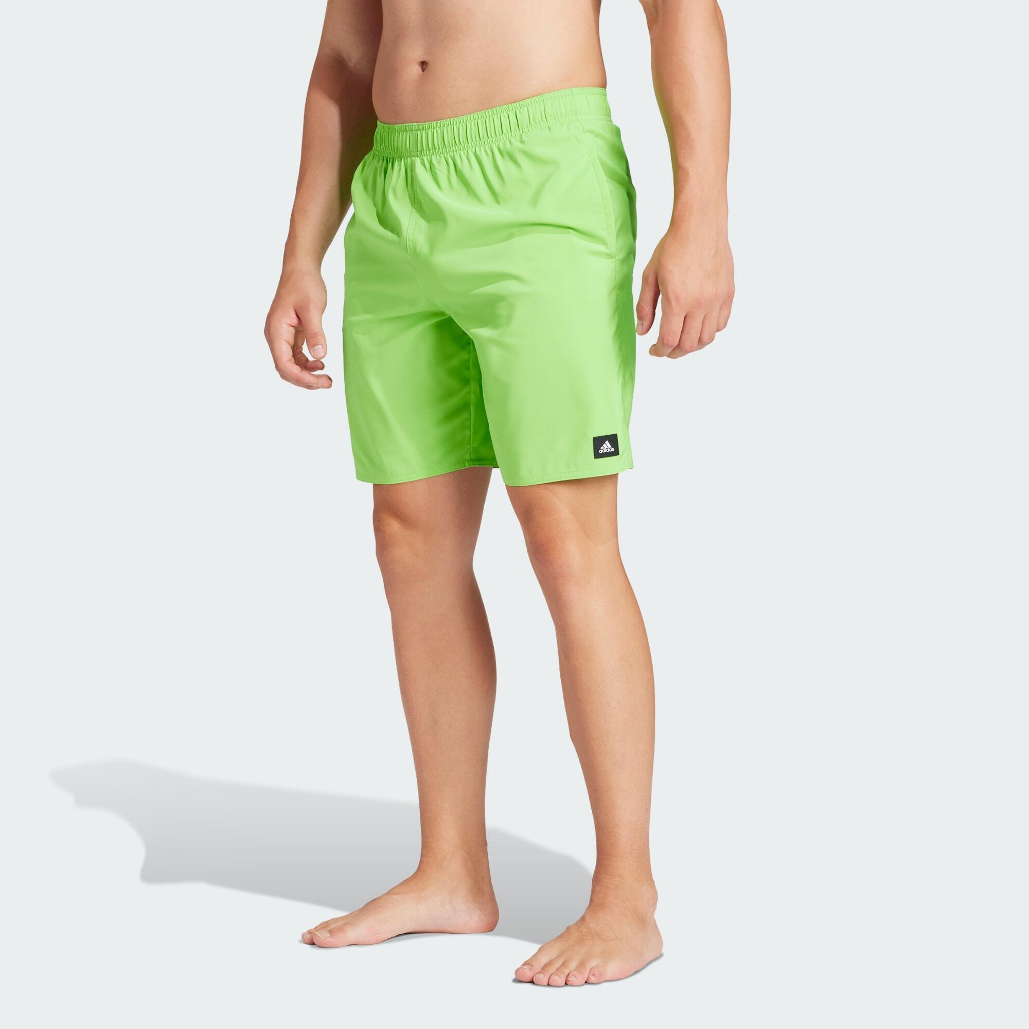 ADIDAS Solid CLX Classic-Length Swim Shorts