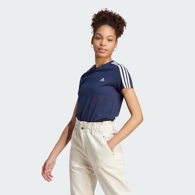 LOUNGEWEAR Essentials Slim 3-Streifen T-Shirt