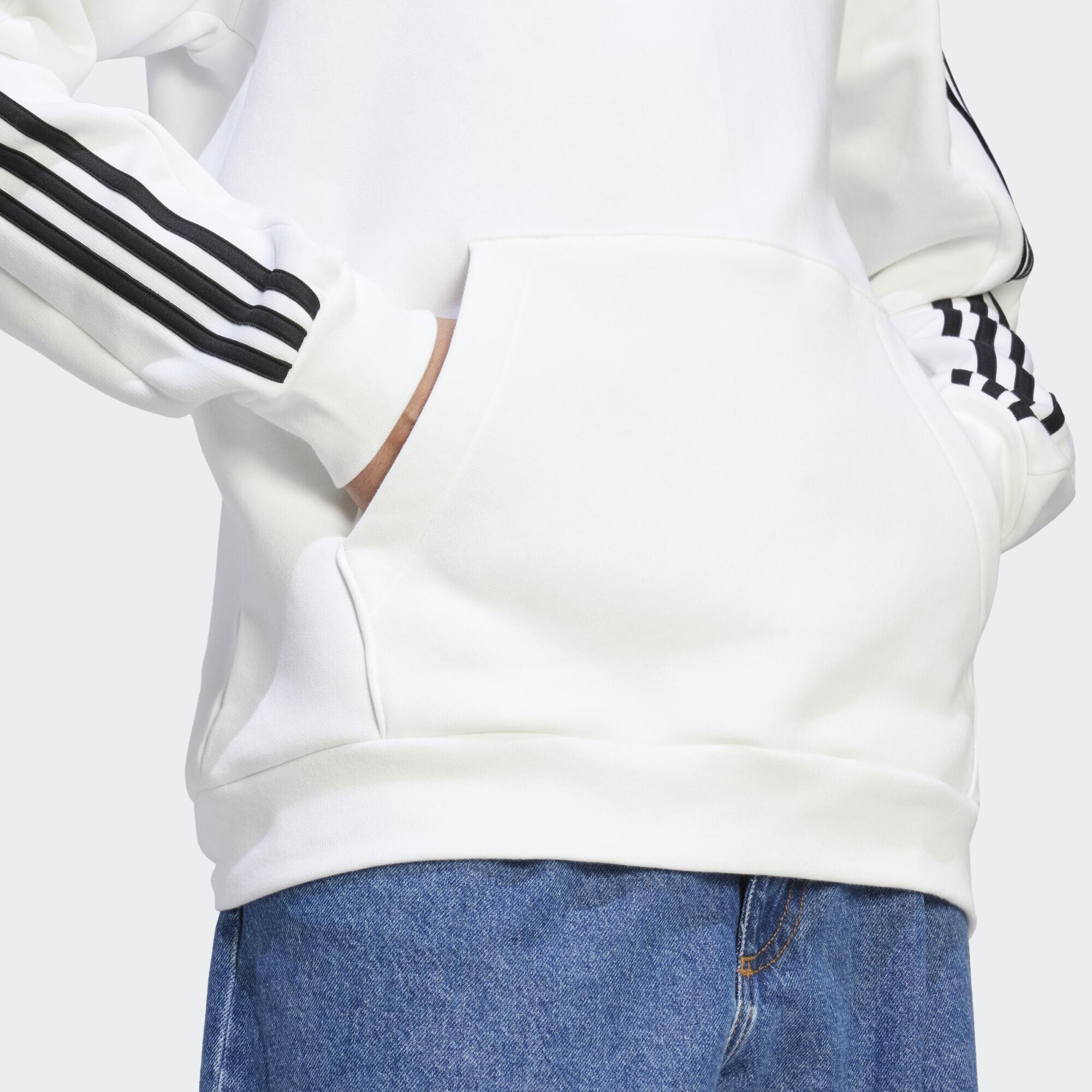 Sweat-shirt à capuche en molleton à 3 bandes Essentials 4/5