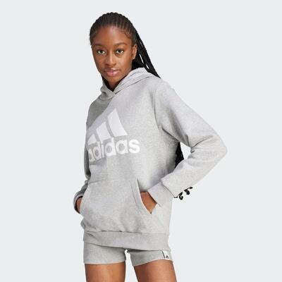 Essentials logo boyfriend fleece hoodie