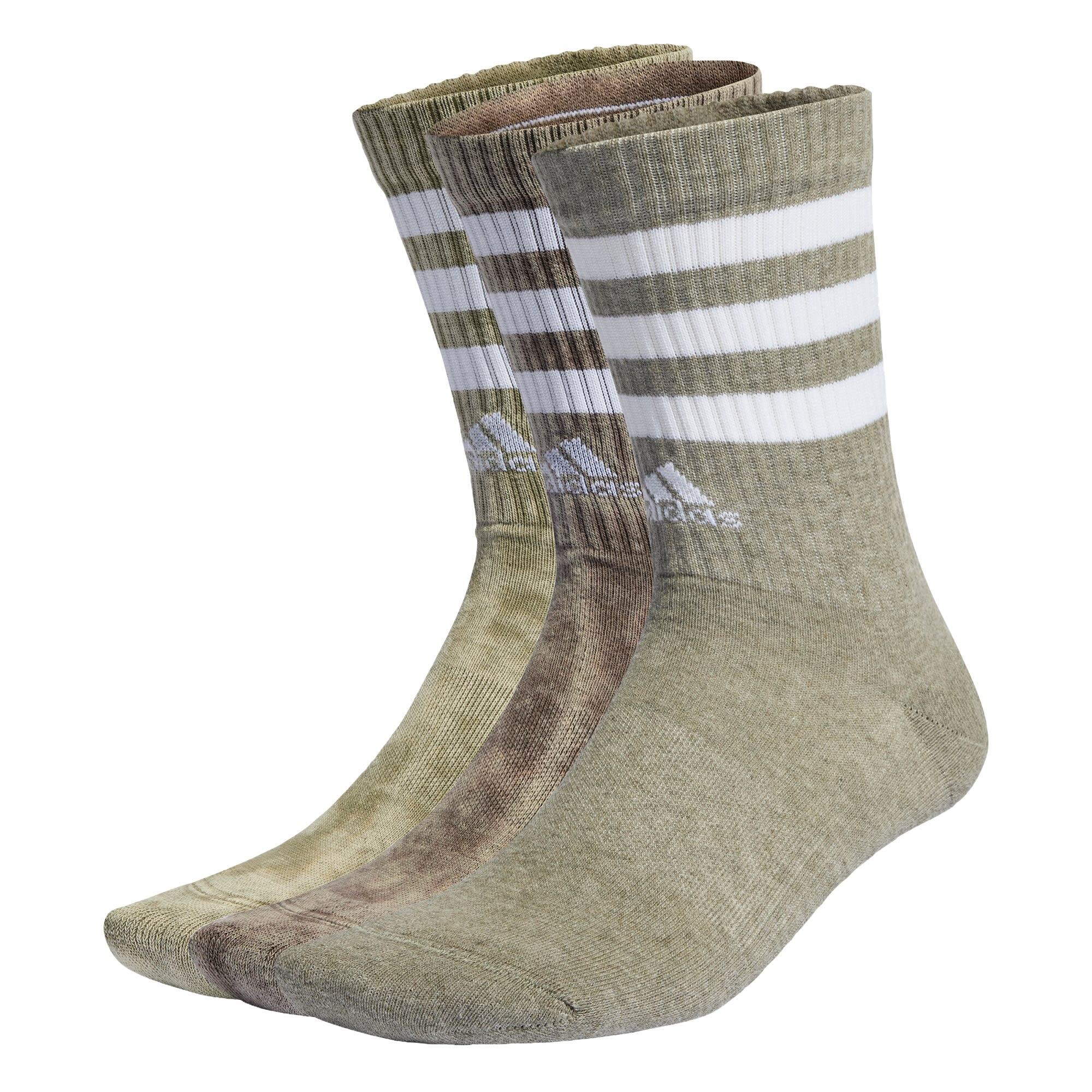 ADIDAS 3-Stripes Stonewash Crew Socks 3 Pairs