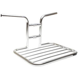 Soporte de manillar Flat Rack - Plata pulida