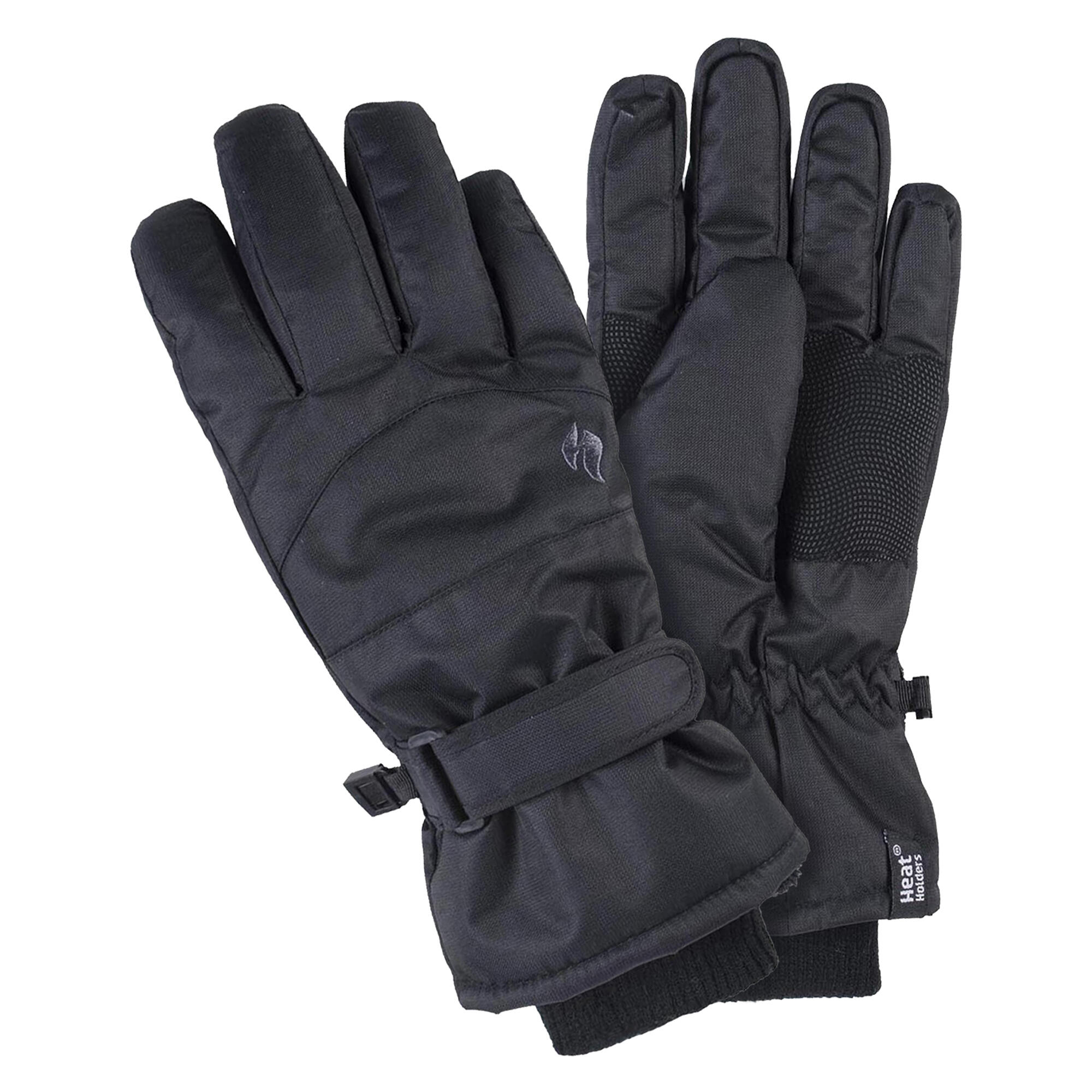 HEAT HOLDERS Mens Warm Padded Waterproof Insulated Thermal Ski Gloves