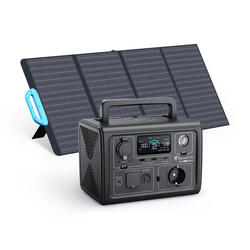 Générateur solaire BLUETTI EB3A+PV120 LiFePO4 Batterie pour Camping, Voyage