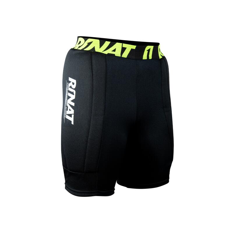 Piłkarskie spodenki bramkarskie PADDED COMPRESSION SHORT Dziecięce Czarny