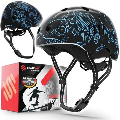 Skaterhelm Kinder Erwachsene für Skateboard Inliner Scooter BMX