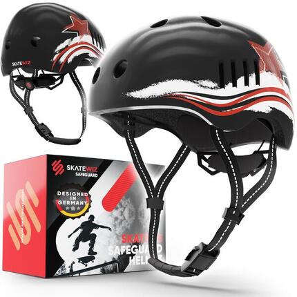 Skaterhelm Kinder Erwachsene für Skateboard Inliner Scooter BMX