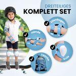 Protektoren Schoner Set Kinder - TÜV Skateboard Schützer Set Scooter Knieschoner