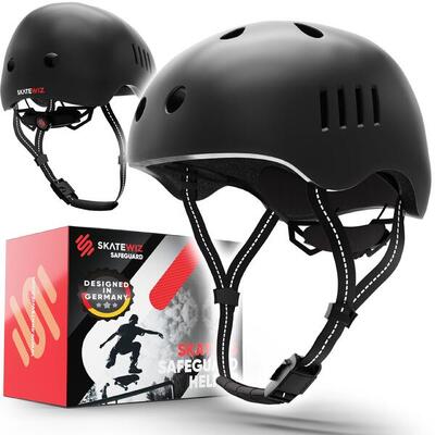 Skaterhelm Kinder Erwachsene für Skateboard Inliner Scooter BMX