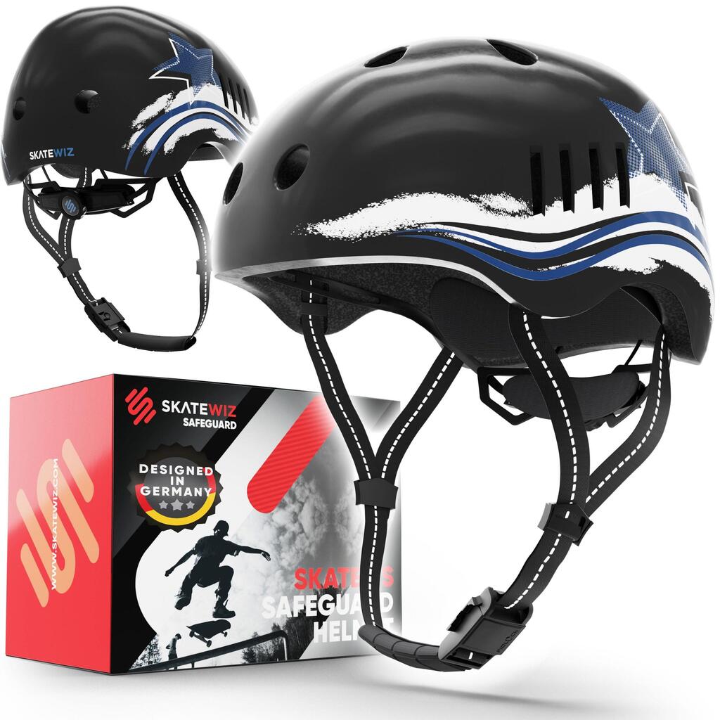 Skater Helmet by SAFEGUARD - Lightweight & Adjustable