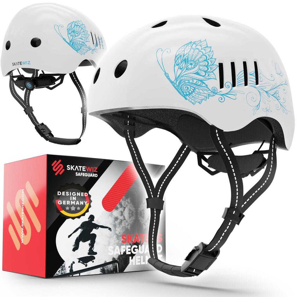 Skater Helmet Kids Adults with Magnetic Buckle