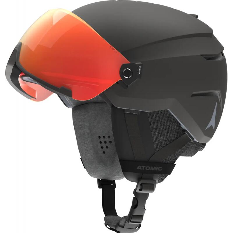 ATOMIC SAVOR VISOR PHOTO BLACK CASQUE 2025 2/3