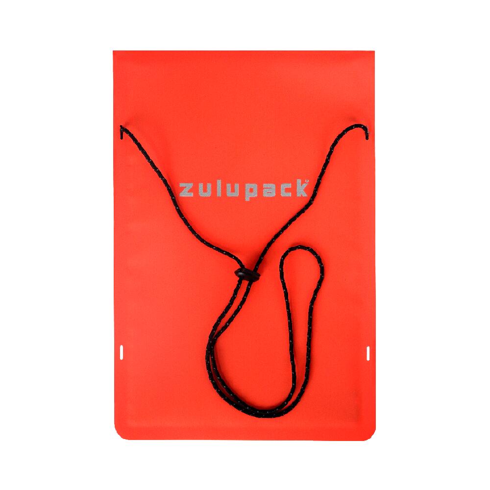 ZULUPACK Poche étanche Pour Téléphone – 22x12,3 Cm – Submersible IP68 10 M – Tactile – Brassard, Tour De Cou, Sangle – Orange – Garantie 2 Ans