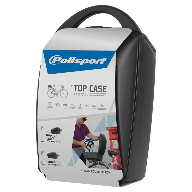 TOP BOX POUR VÉLO avec système de fixation rapide - 11L/5KG