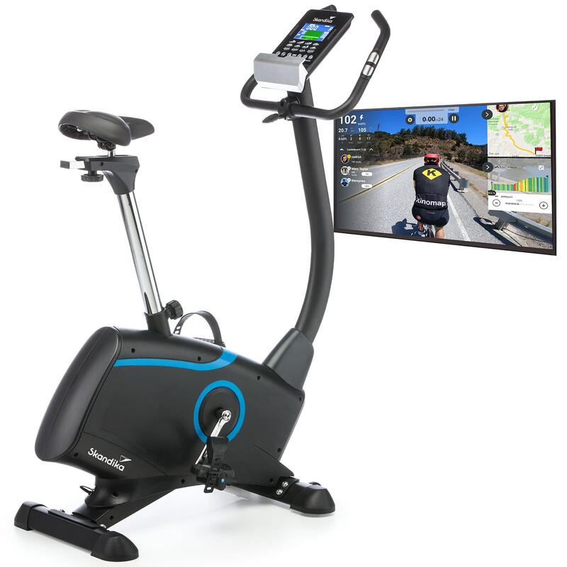 Ergometer Fahrrad Atlantis | Heimtrainer mit App Steuerung (Kinomap, iConsole)