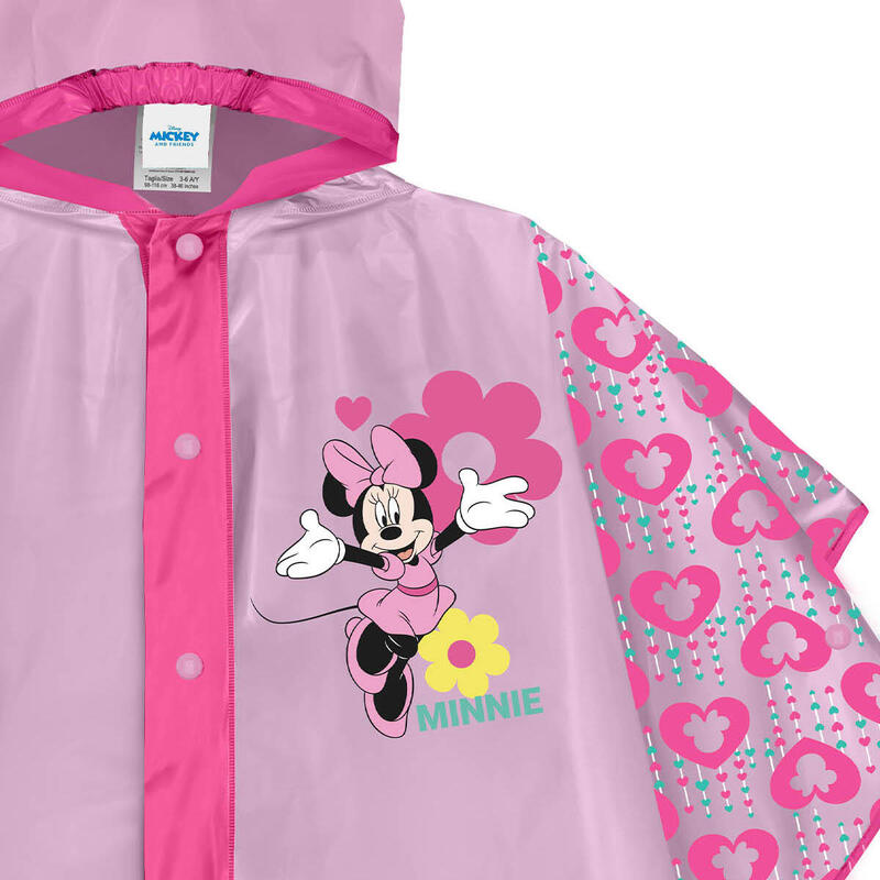 Poncho chubasquero Minnie Mouse 3-6 años