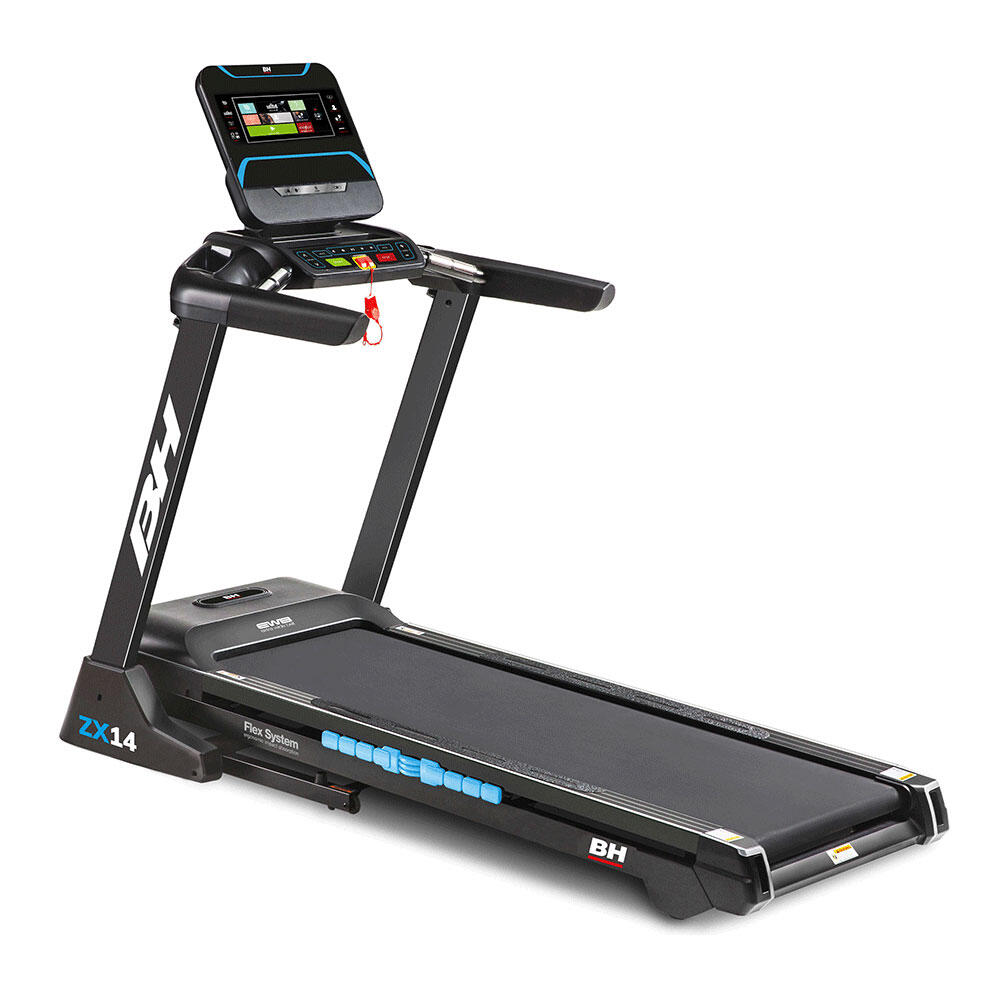 Bh Fitness - Tapis De Course G6176tfte Zx14 Tft Pliable, Internet, Ftms - Tapis De Course - Bleu|noir - Taille Unique - Decathlon