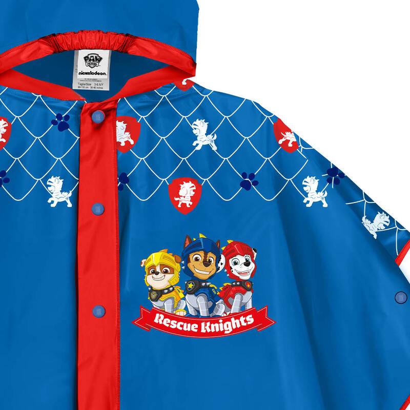 Poncho chubasquero Paw Patrol 3-6 años