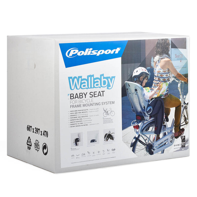 Marsupio reclinabile con telaio Polisport wallaby