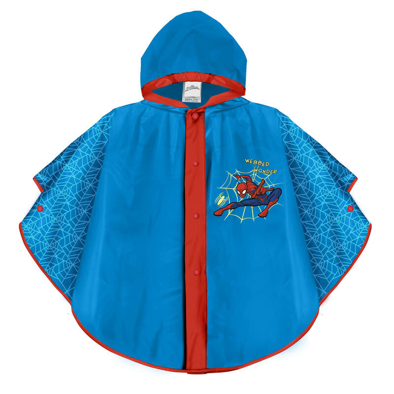 Poncho chubasquero Spider-man 3-6 años