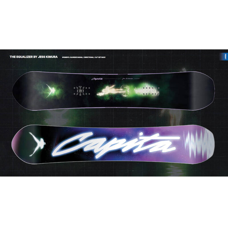 Deska snowboardowa damska Capita The Equalizer 2024