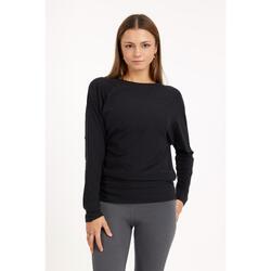 Loosefit batwing Budhi Longsleeve Yoga Shirt - Zwart