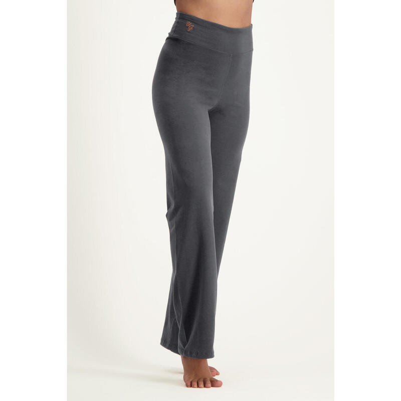 Agni - Modèle de Pantalon Yoga Taille Haute Tendance - Charbon