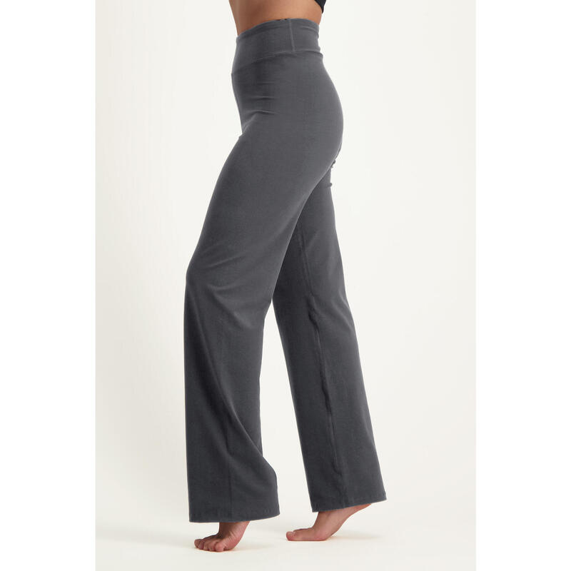 Agni - Modèle de Pantalon Yoga Taille Haute Tendance - Charbon