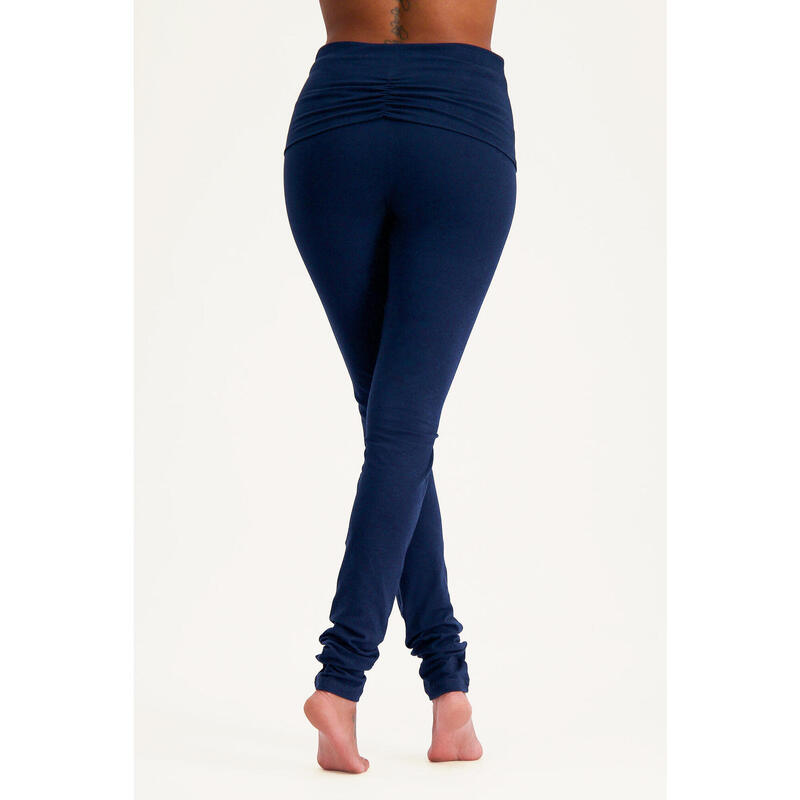 Shaktified - Legging de yoga confortable avec Bordure en revers - Blue Minuit