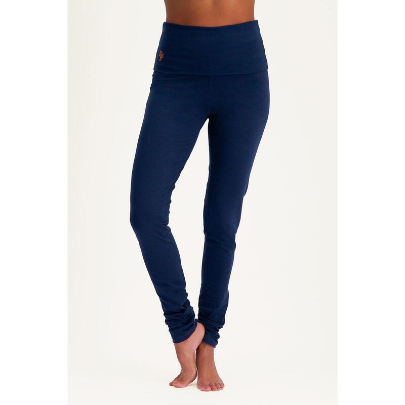 Shaktified - Legging de yoga confortable avec Bordure en revers - Blue Minuit