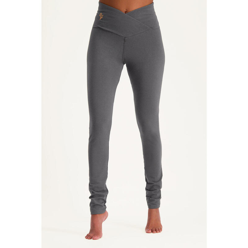 Shaktified yoga legging met omslagband, Midnight